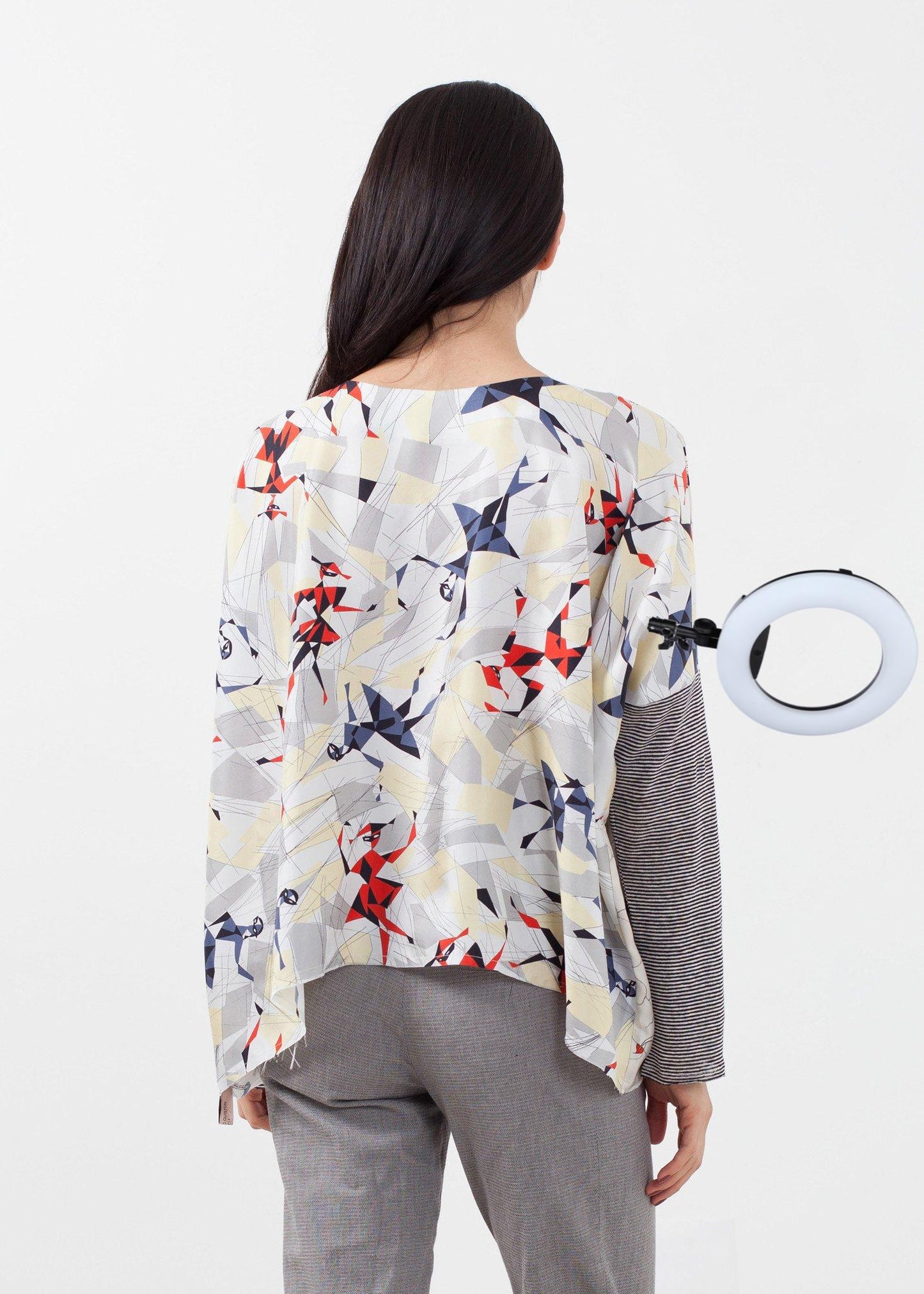 Long Sleeve Box Blouse