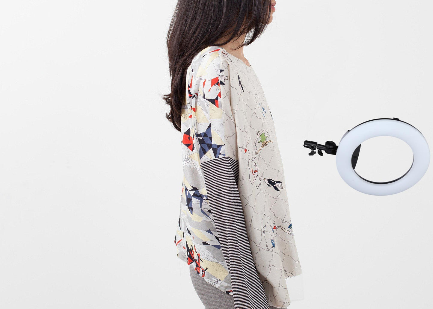 Long Sleeve Box Blouse