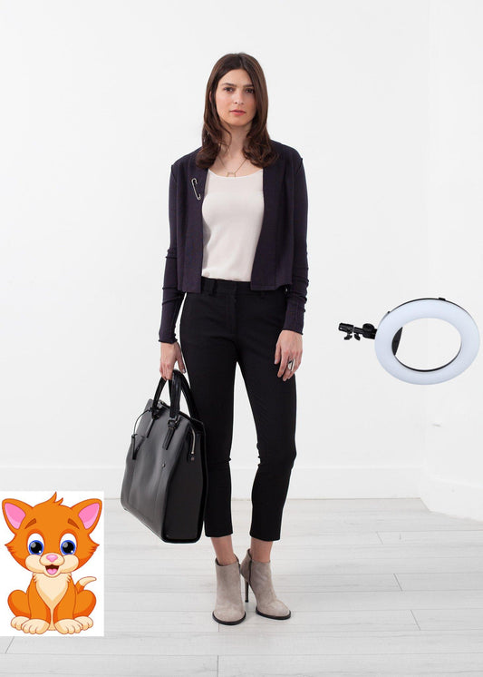 Cropped Shawl Cardigan