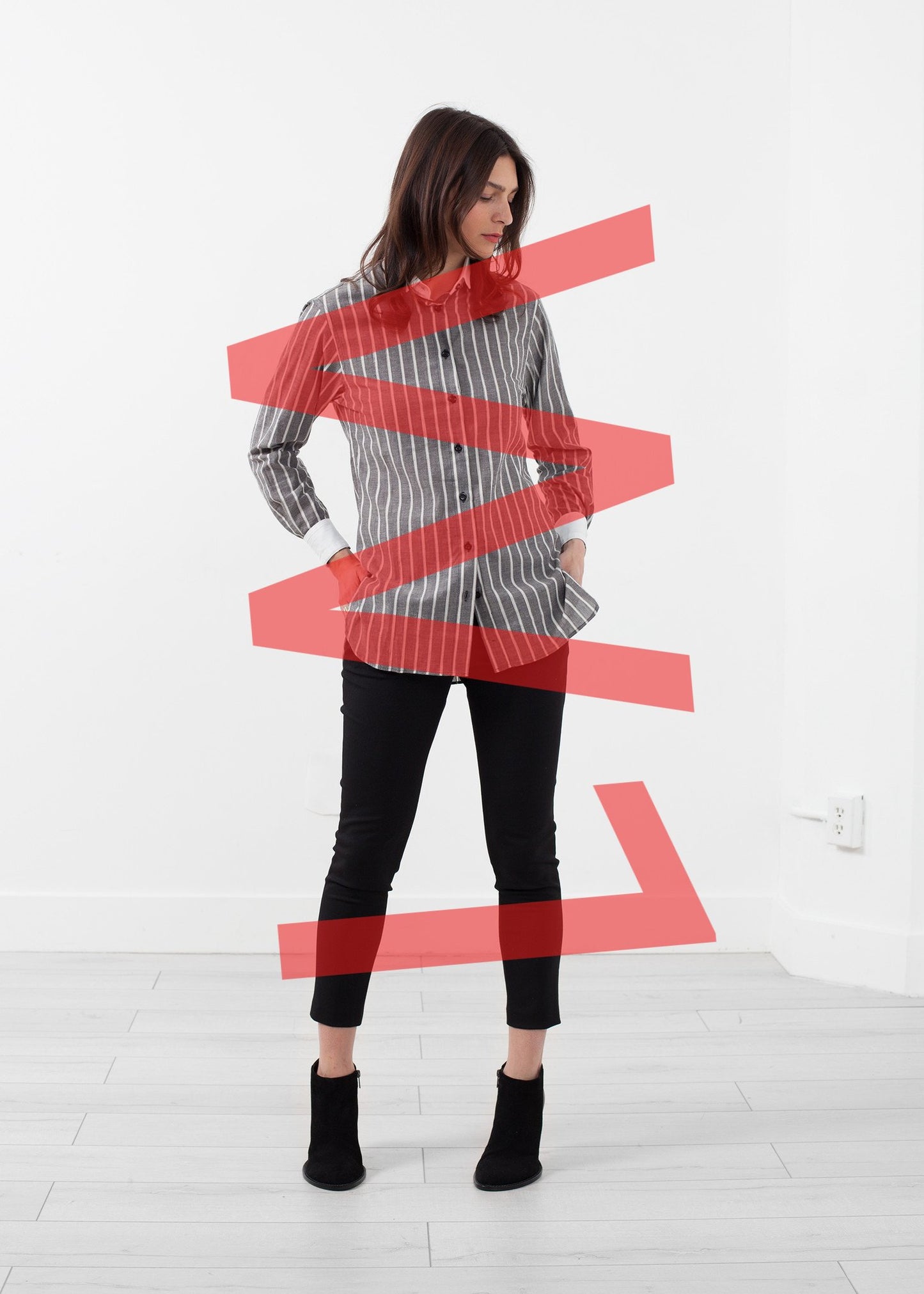 Striped Tuxedo Shirt