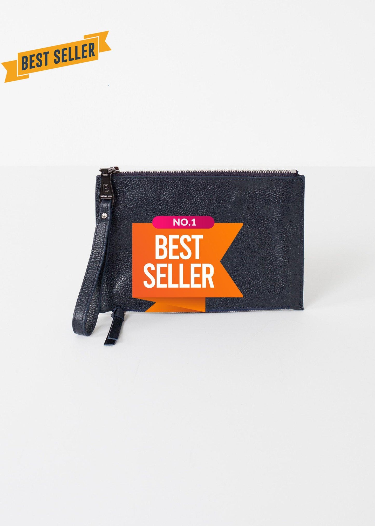 Double Zip Clutch