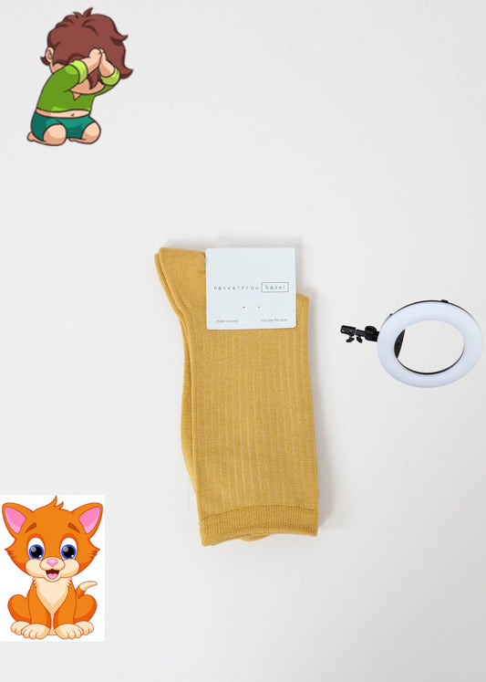 Colorblock Silk Crew