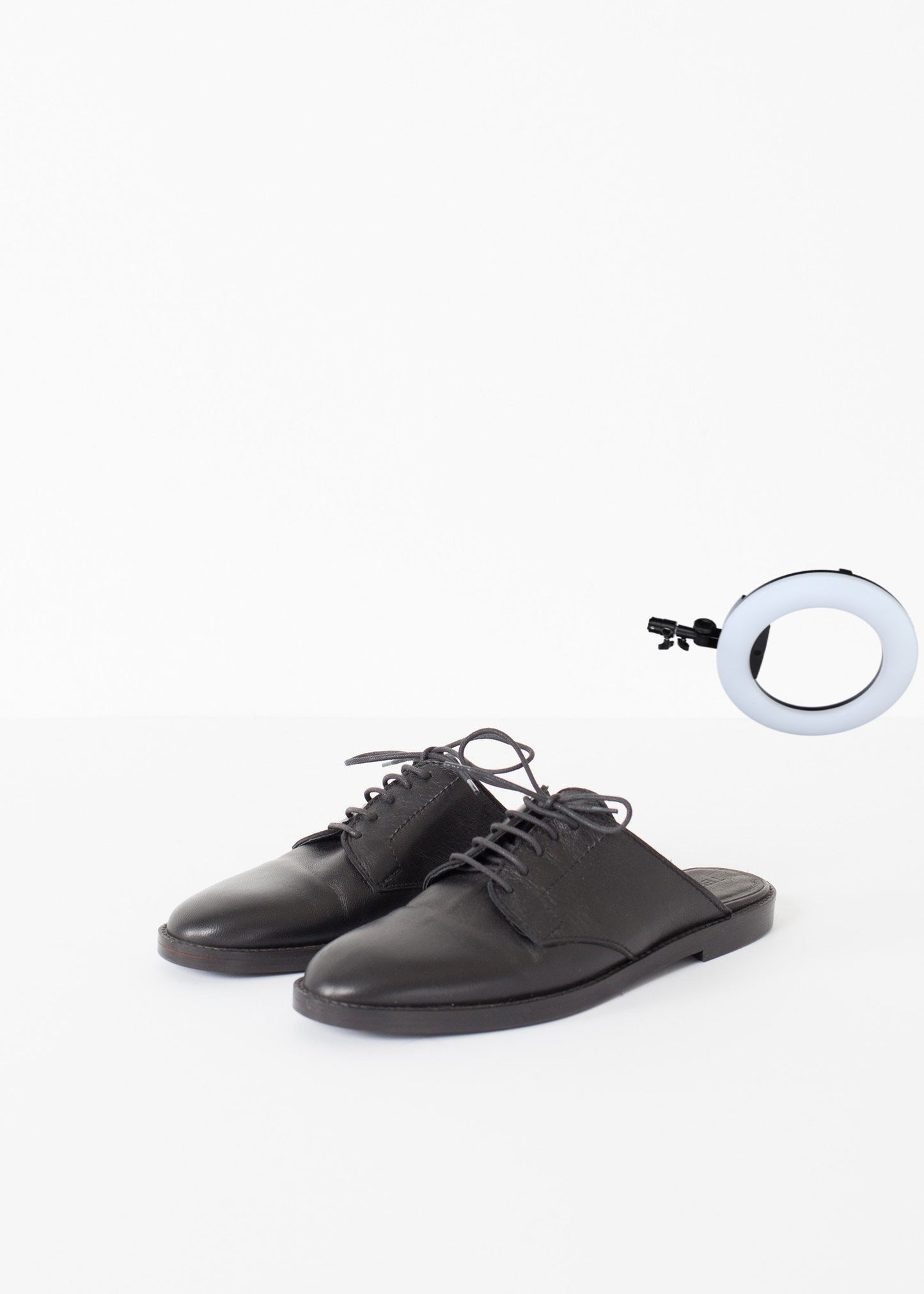 Backless Oxford in Black