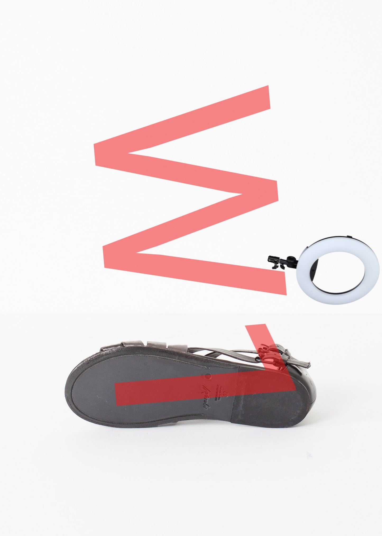 Wrap Sandal in Black/Steel