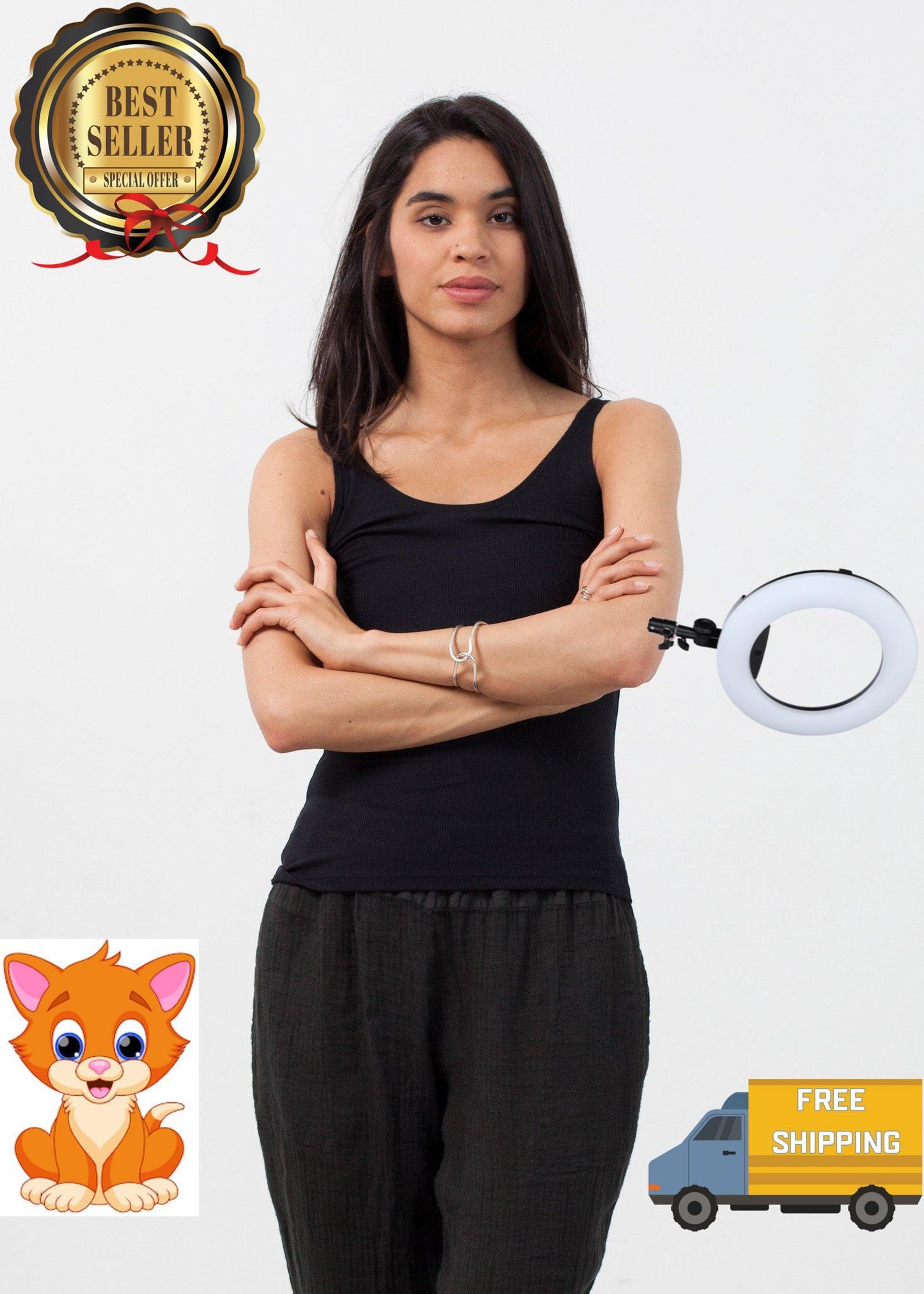 Feather Ribbed Tank