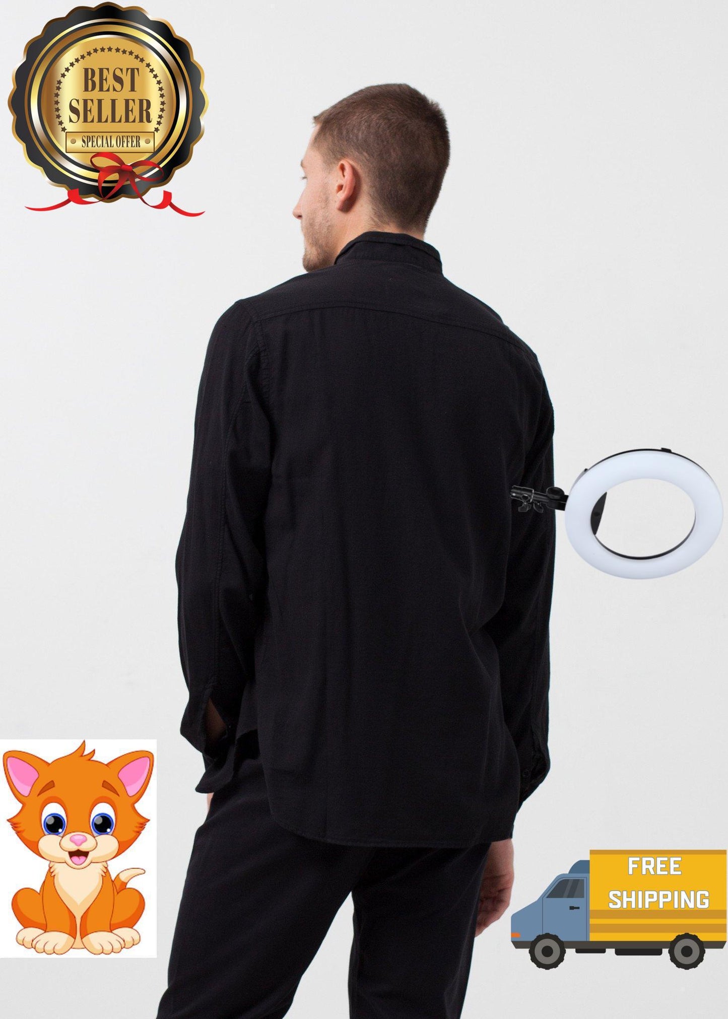 Casual Tuxedo Shirt