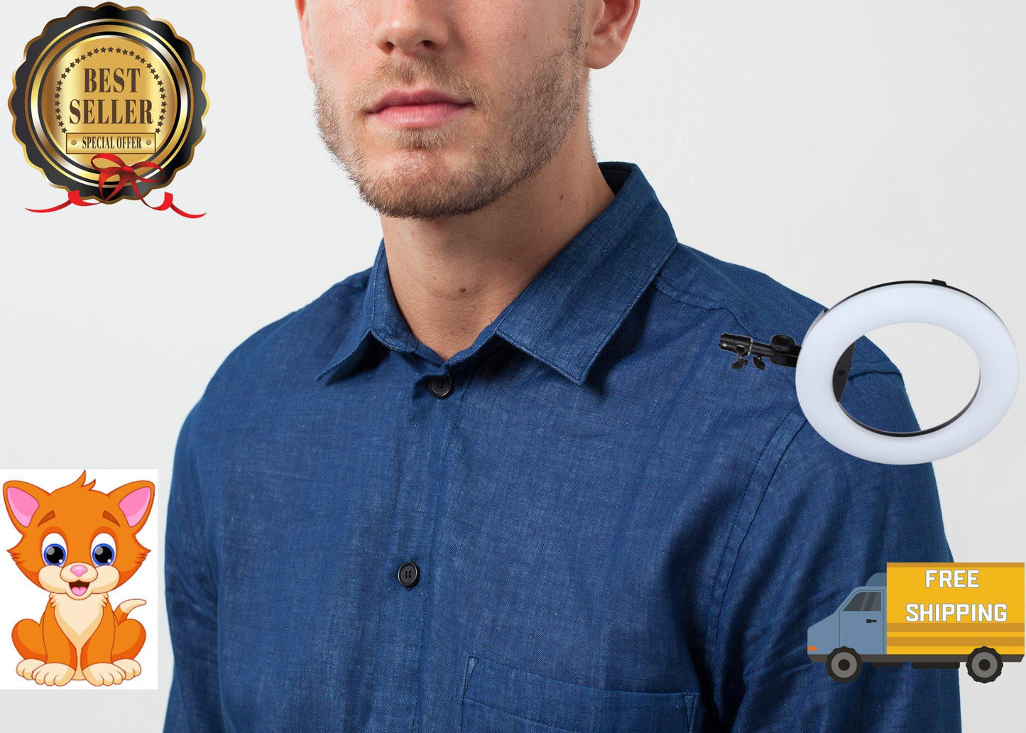 Casual Indigo Shirt