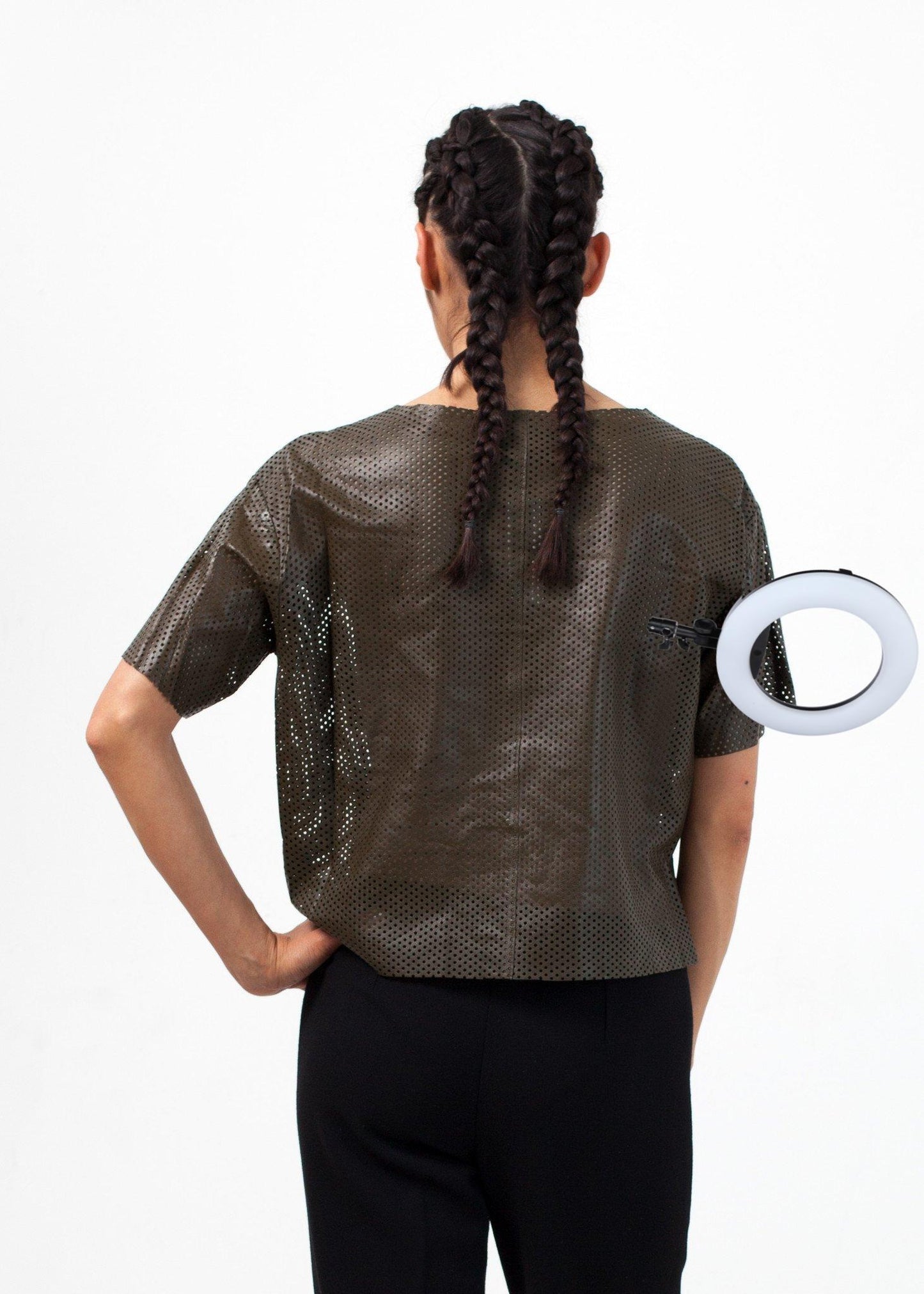 Auralias Leather Top