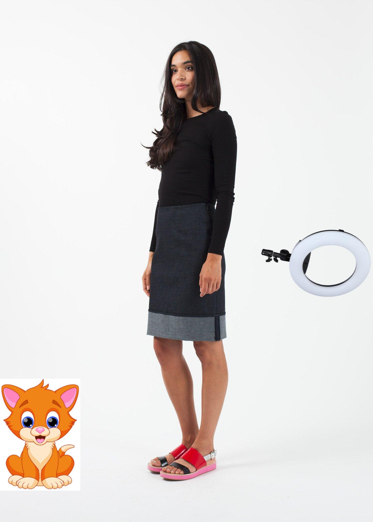 Cuffed Skirt