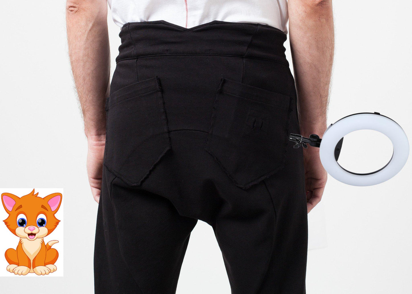 Ruven Drop Crotch Pant