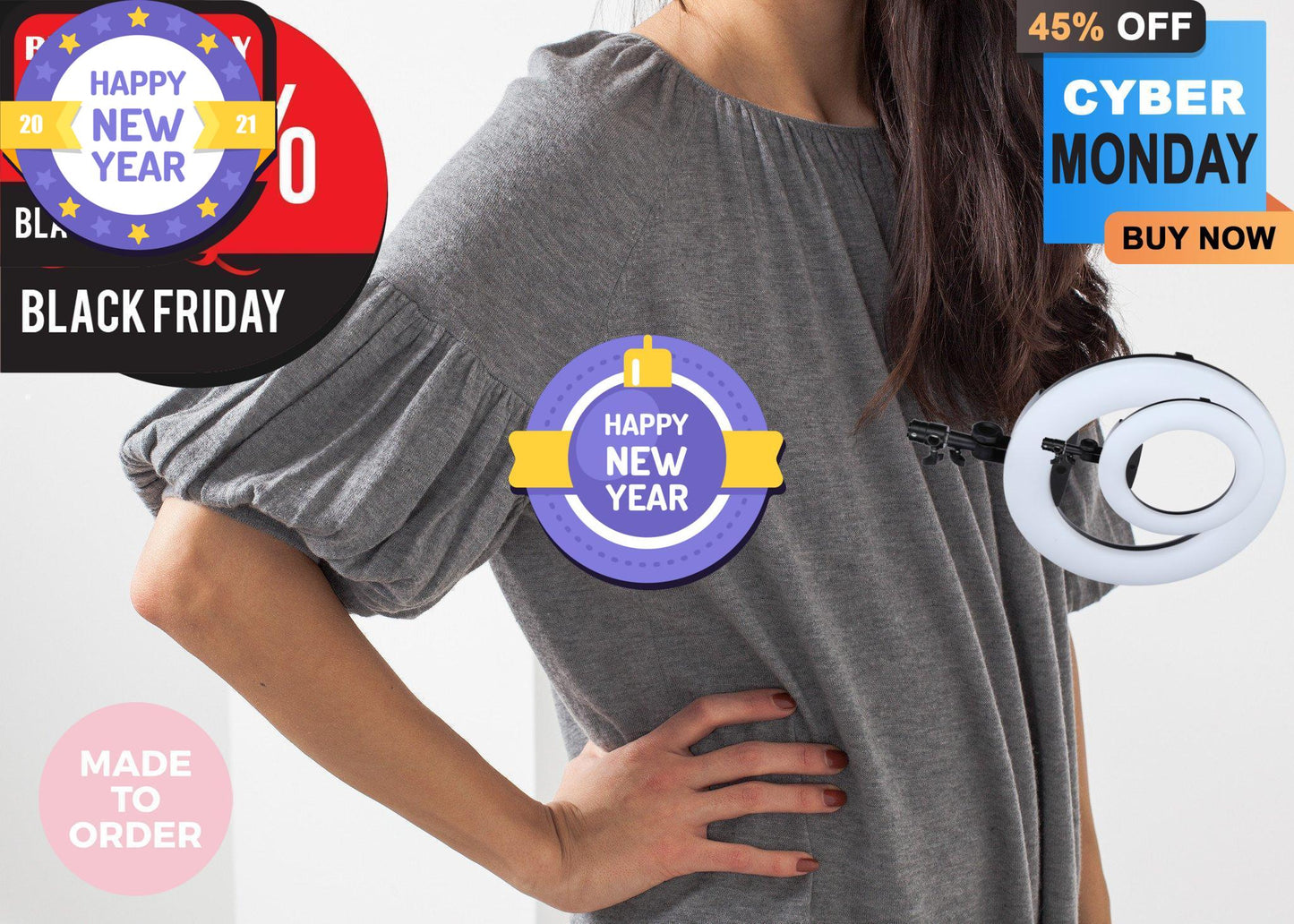 Cashmere Puff Sleeve Knit