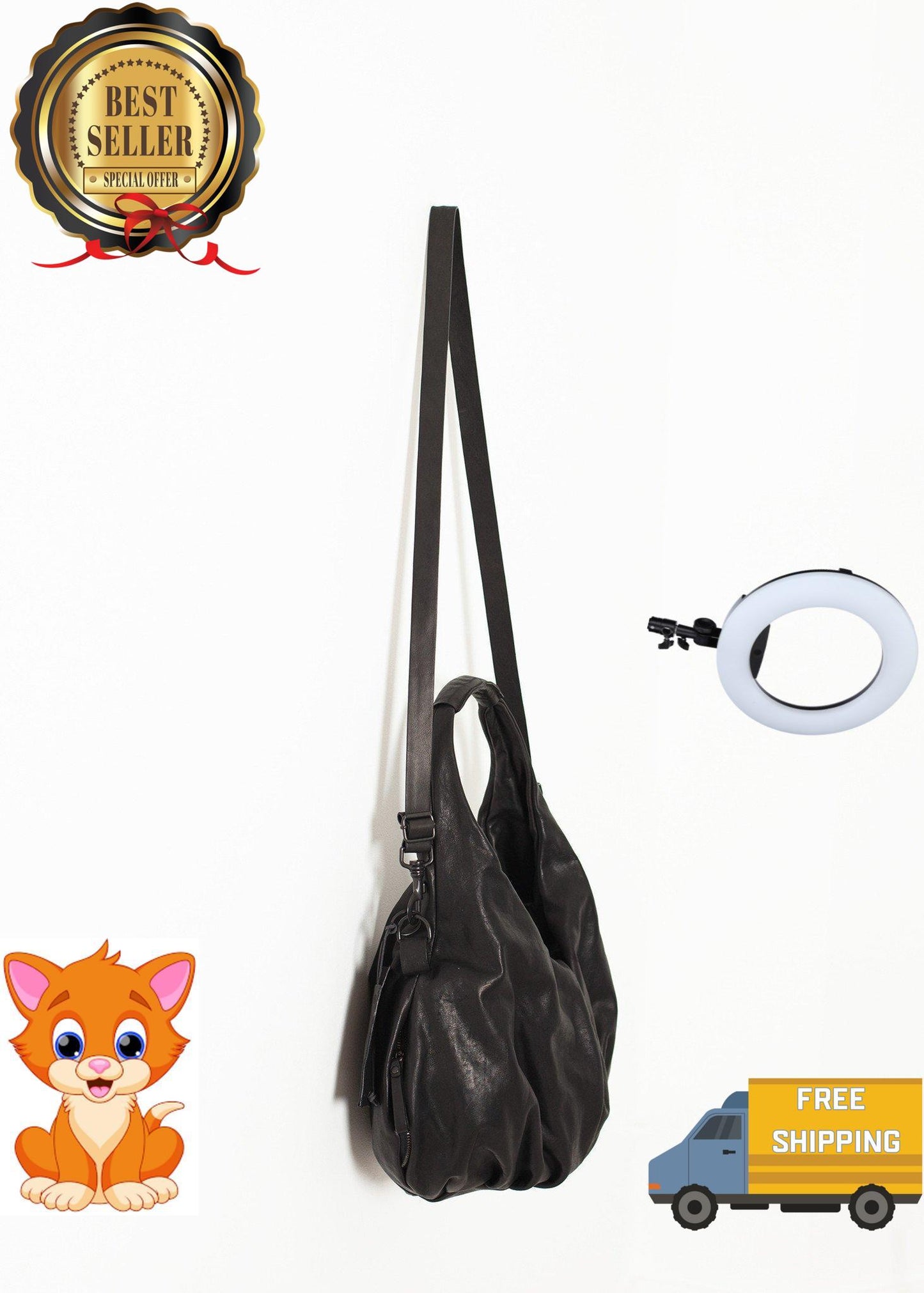 Circle Bag in Black