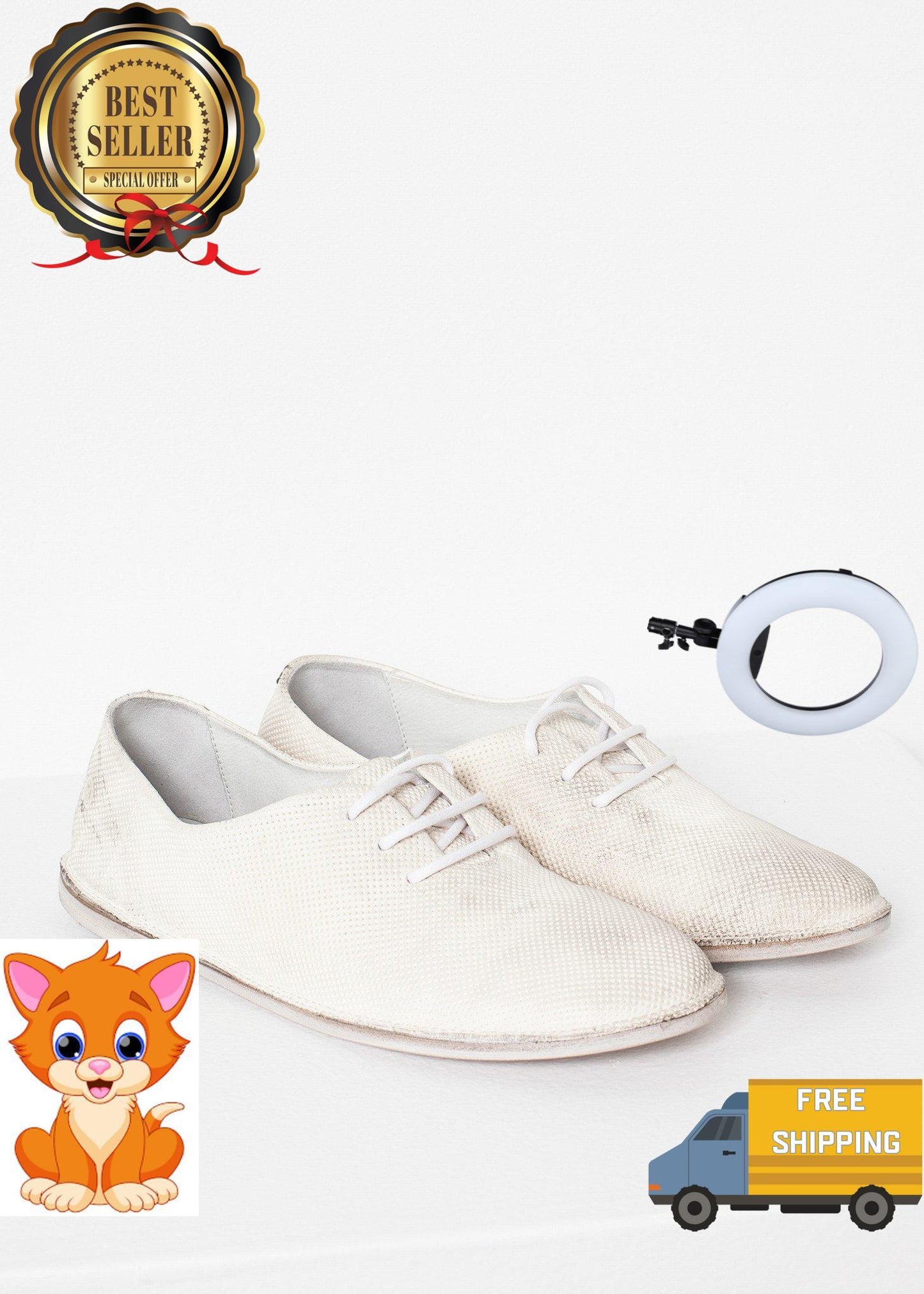 Diamond Slip-On in White