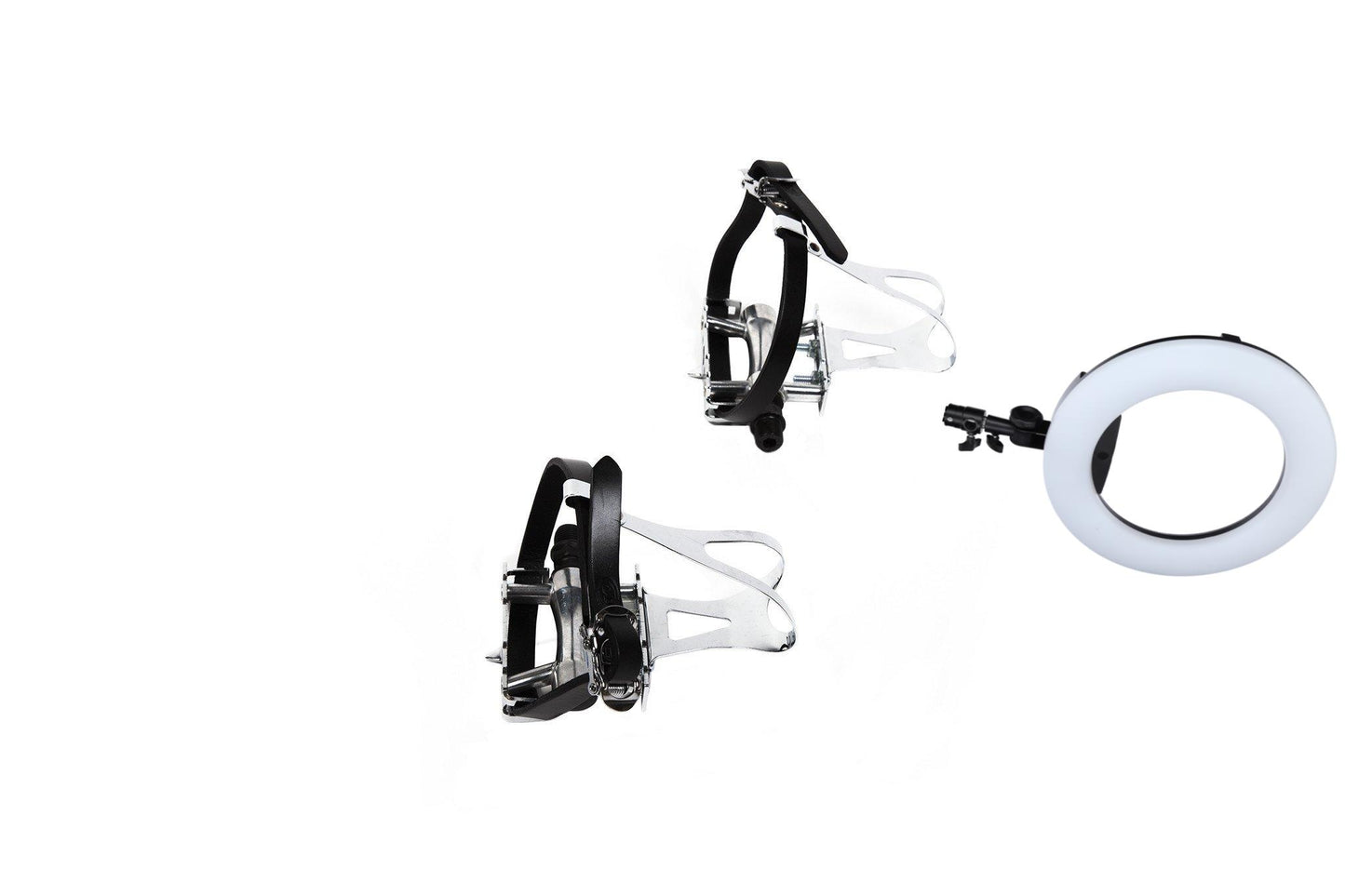 Premium Pedals with Leather Straps