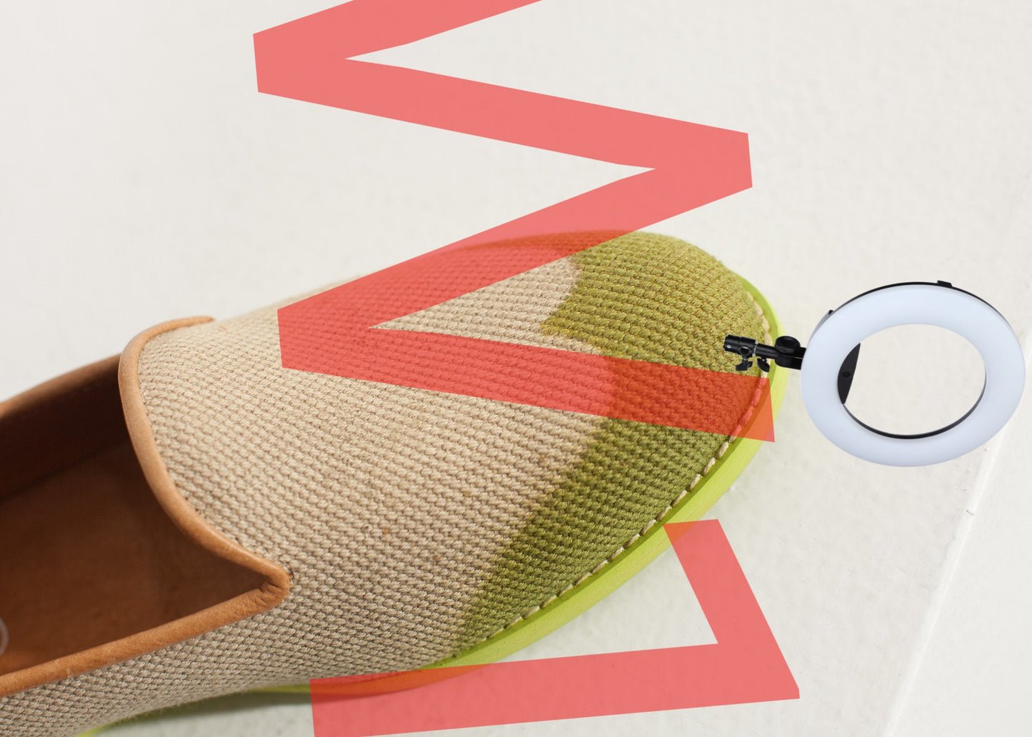 Wingtip Loafer in Lime