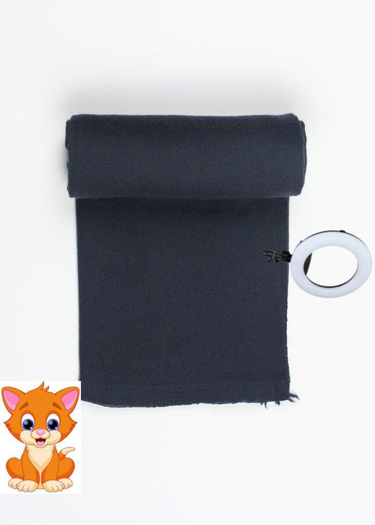 Giant Throw Scarf in Slate