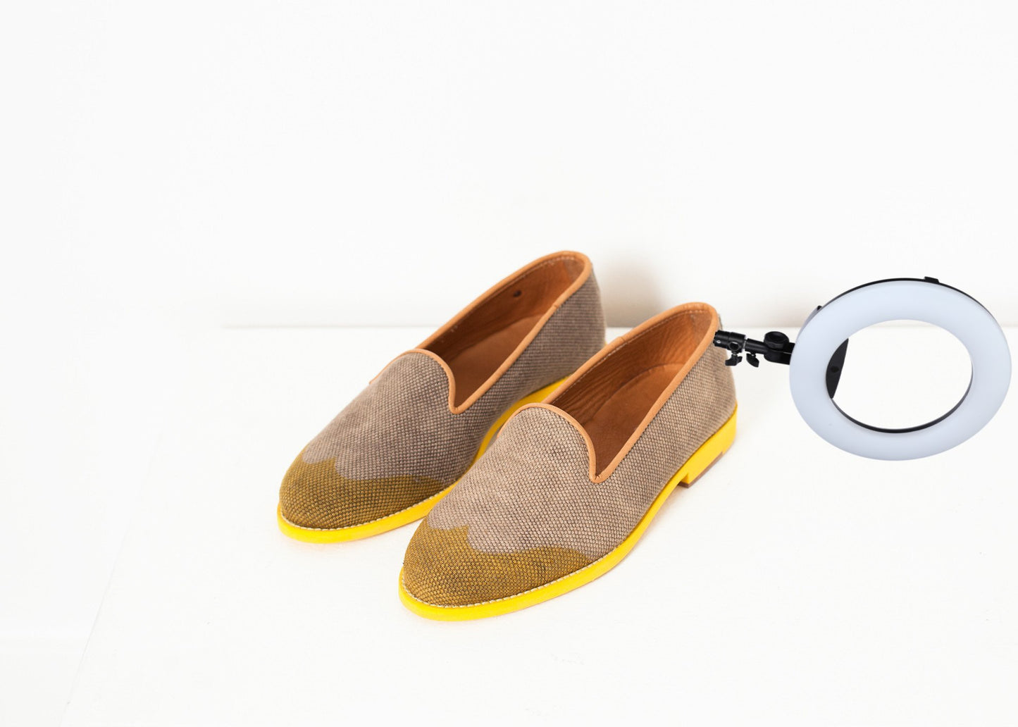 Wingtip Loafer in Yellow
