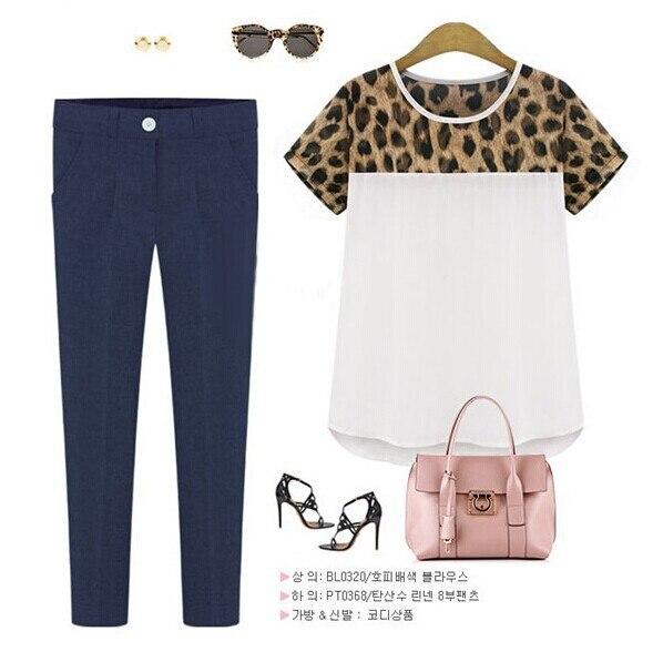 MwWiiWwM 2018 Summer Style Women Clothing Leopard Chiffon Blouse Blusas Femininas Shirt Camisas Roupas Femininas Women Tops