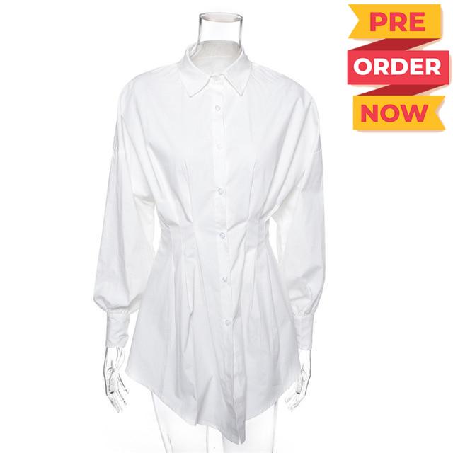 2019 autumn new Fashion Women Blouse Shirt Dress Casual Long Sleeve Lapel Blouse Tops Office Lady Elegant Shirts Female Blusas