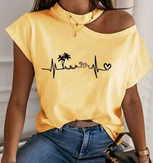 Sexy Off Shoulder Solid Color Blouse Women Shirts 2020 New Summer Short Sleeve Tops Casual Loose Halter Backless Ladies Blouses