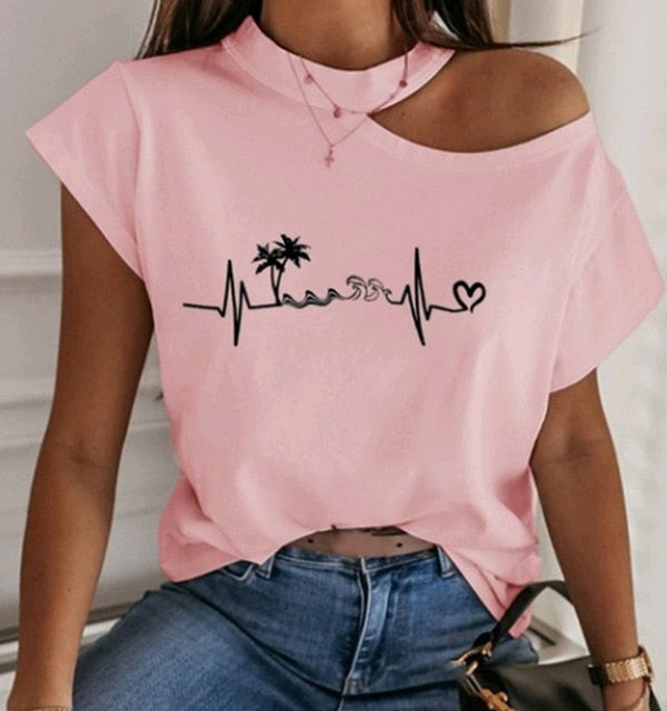 Sexy Off Shoulder Solid Color Blouse Women Shirts 2020 New Summer Short Sleeve Tops Casual Loose Halter Backless Ladies Blouses