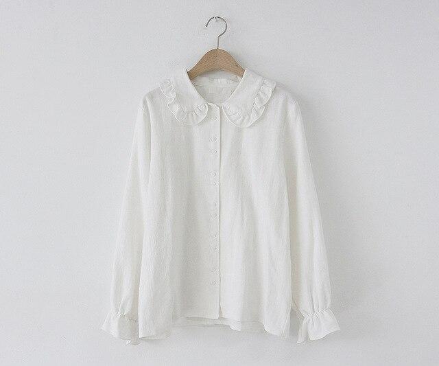 Autumn white shirt Summer femme Casual loose Women Long sleeve Girls Blouse Plus Size Women Blouses Tops Loose Female Blusas