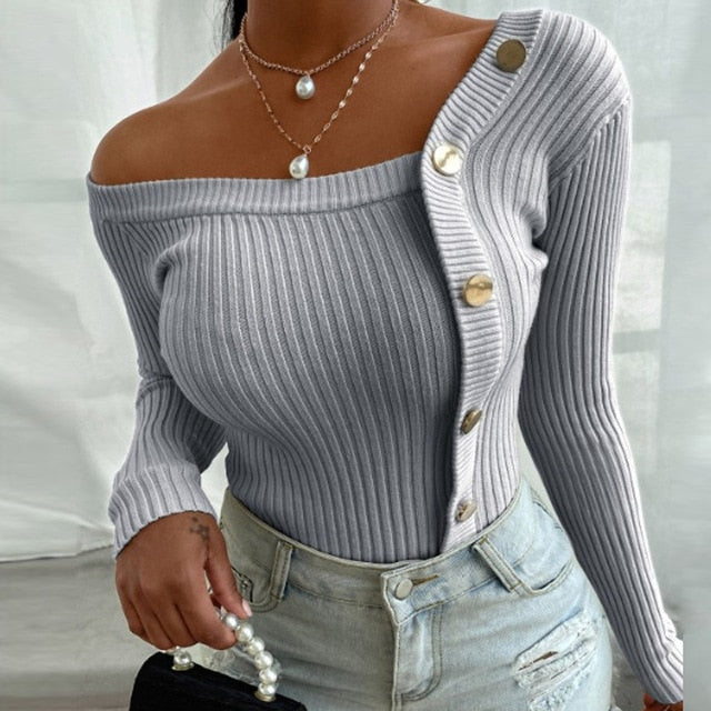 Women Sexy V-Neck Button Blouses Shirts Autumn 2020 Elegant Casual Long Sleeves Solid Tops 5XL Female Vintage Fashion Slim Blusa