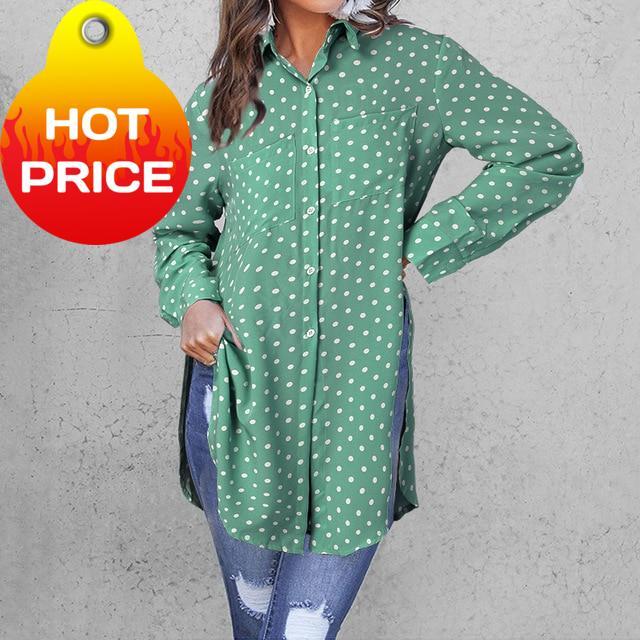 11 Colors Celmia Elegant Long Sleeve White Blouse Women Shirts Office Ladies Work Wear Turn Down Collar Womens Tops And Blouses
