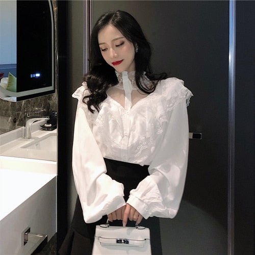 Cheap wholesale 2019 new Spring Summer Autumn Hot selling women's fashion casual ladies work Shirts FP75