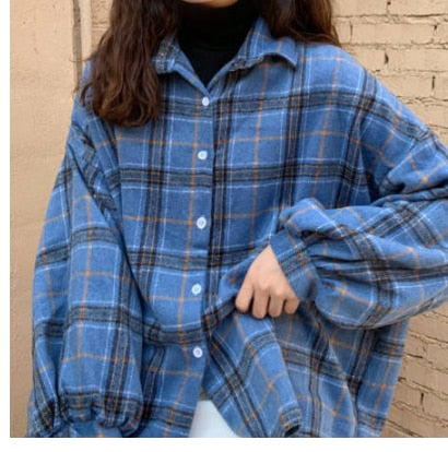 Cotton shirt tops 2020 spring autumn blouse new women's  blouse fashion long-sleeved slim wild Han Fan shirt tops