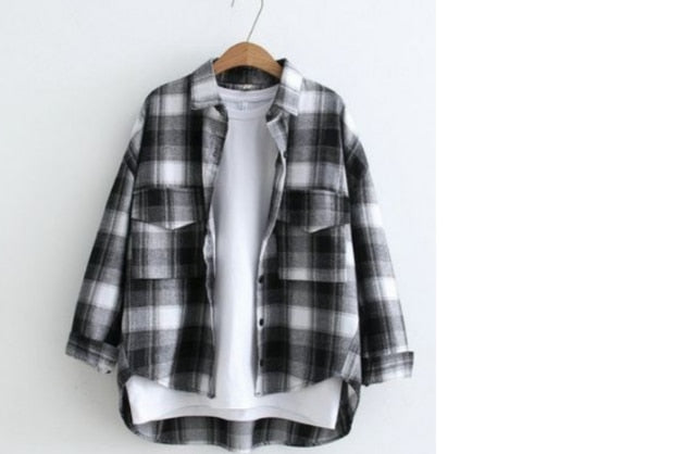 Cotton shirt tops 2020 spring autumn blouse new women's  blouse fashion long-sleeved slim wild Han Fan shirt tops