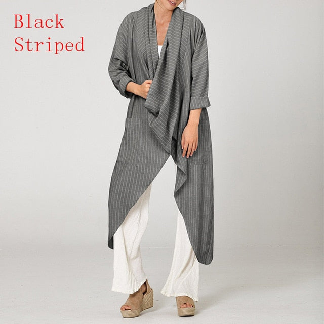 Plus Size Women Tops and Blouse 2020 Celmia Autumn Vintage Long Shirt Casual Cowl Neck Long Sleeve Asymmetrical Party Blusas 5XL