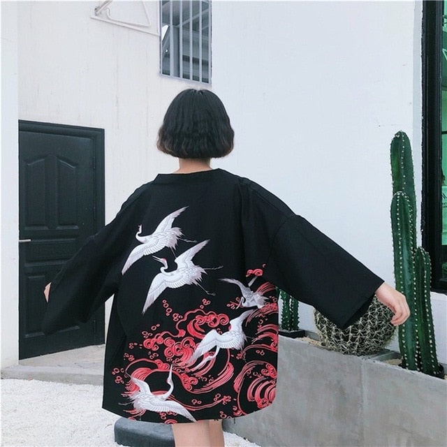 Kimono Cardigan Womens Tops And Blouses Japanese Streetwear Women Tops Summer 2020 Long Shirt Female Ladies Blouse Women Clothes
