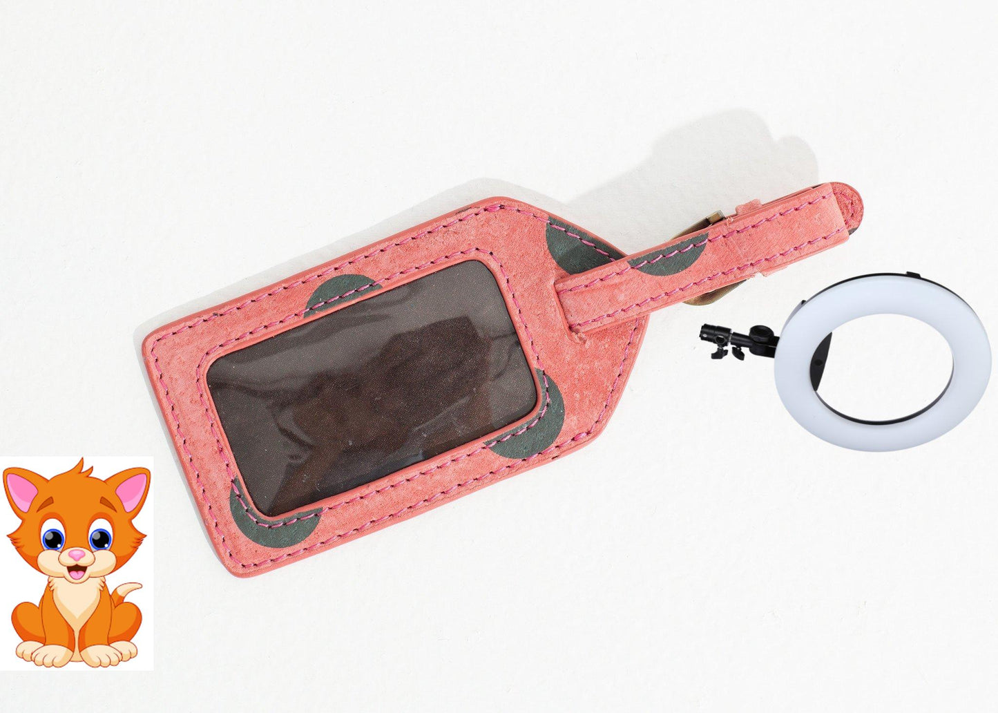 Oscar Luggage Tag in Rose