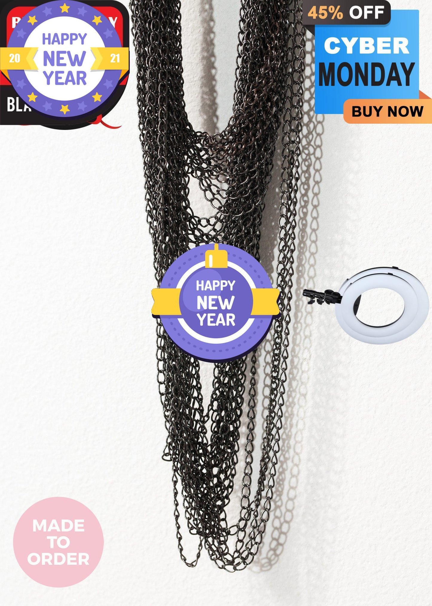 Cascade Necklace in Silver