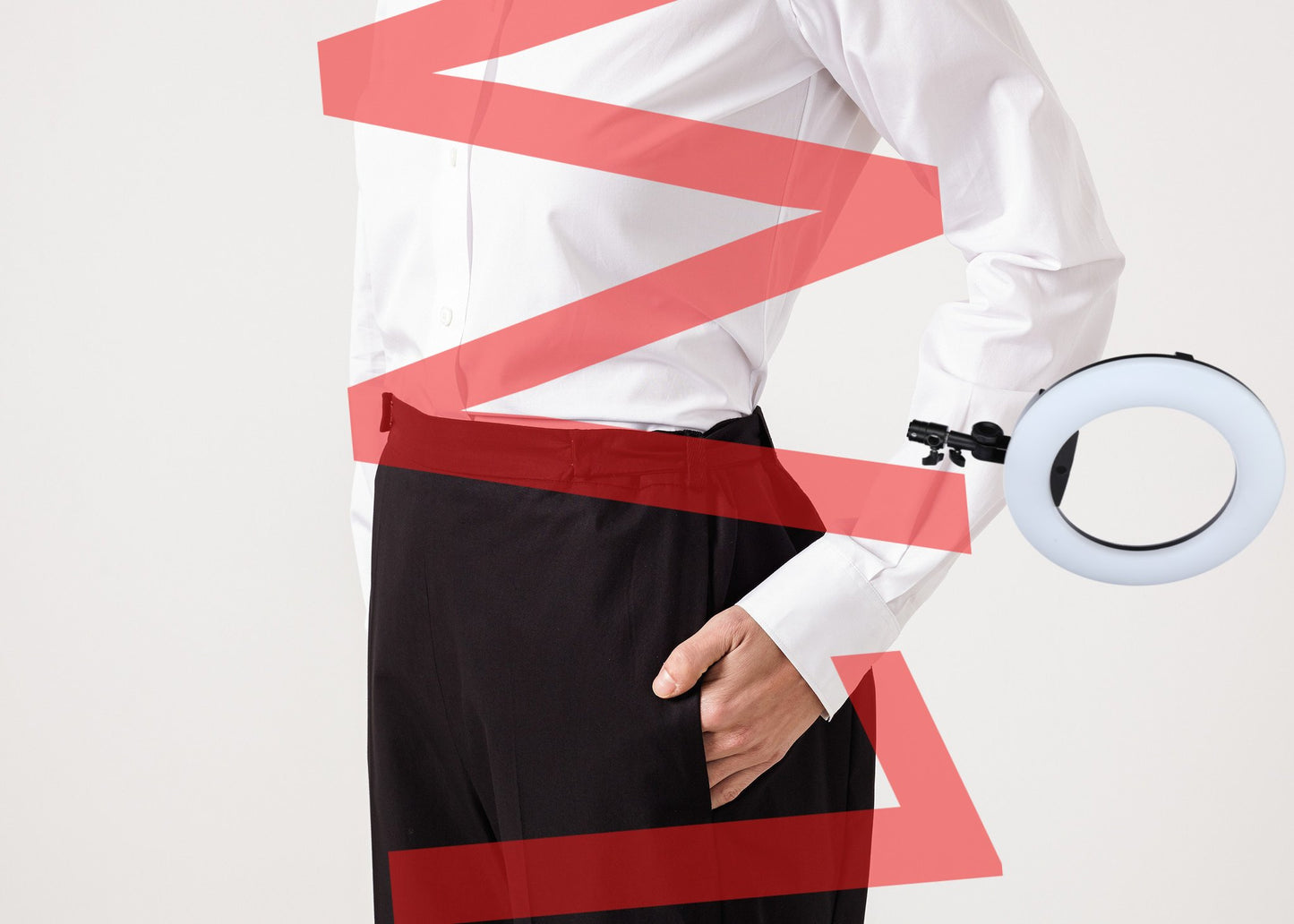 Wide Cropped Trouser in Black