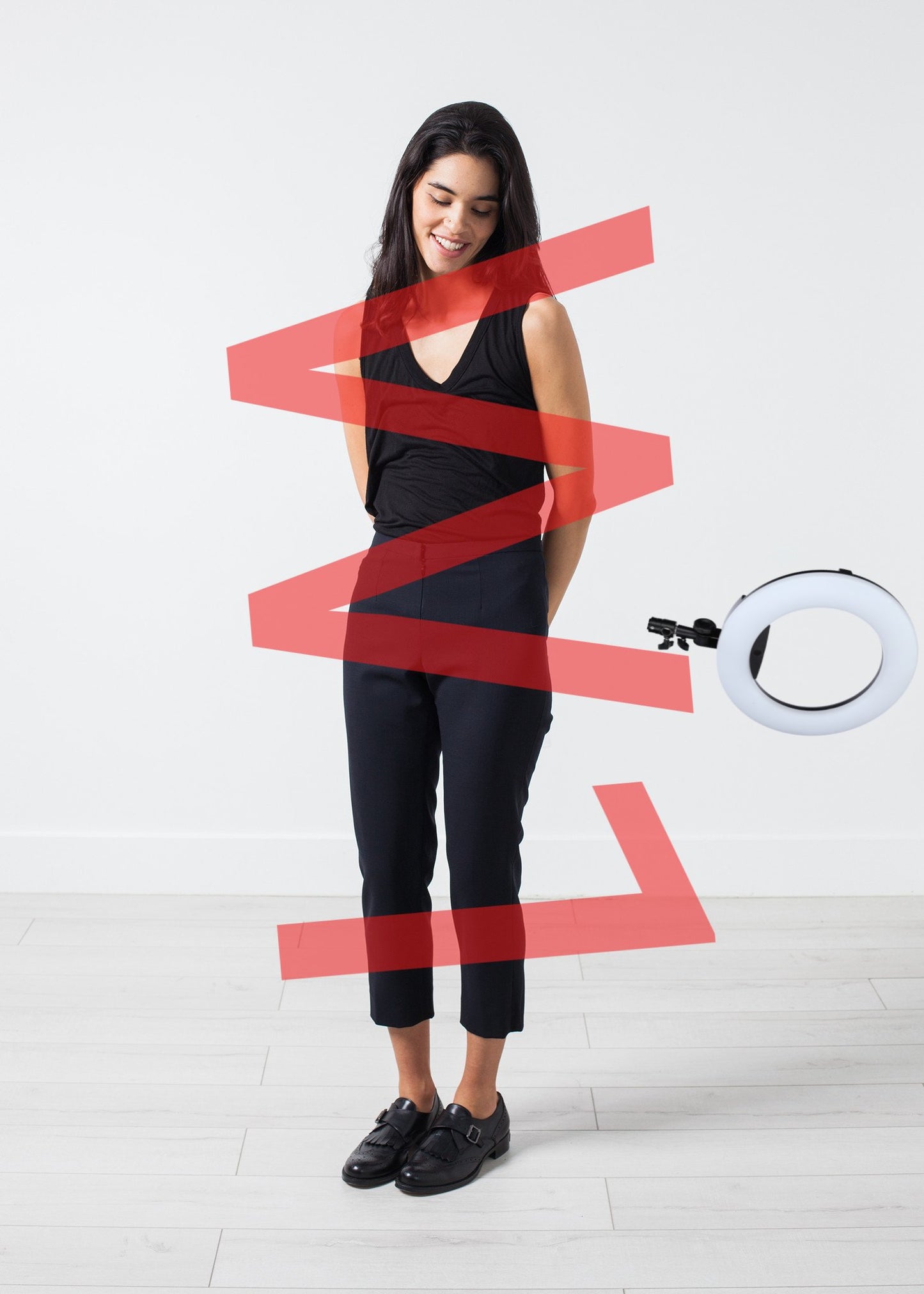 Wool Cropped Pant in Navy