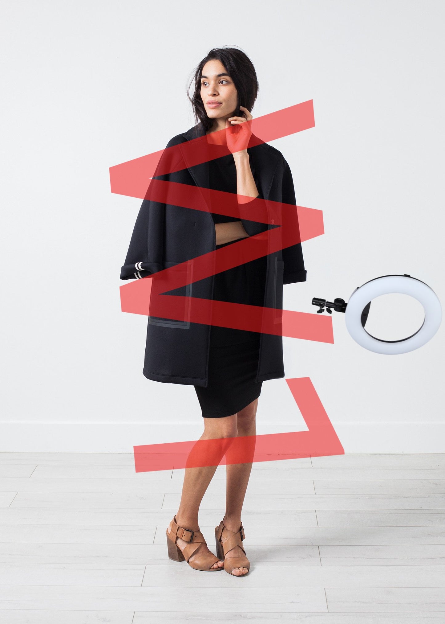 Tapered Boat Neck Dress