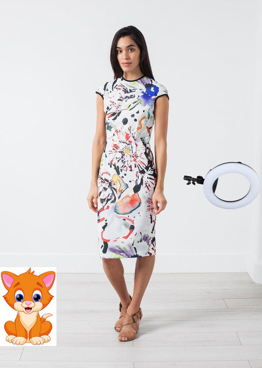 Dream Dress in Painted Floral