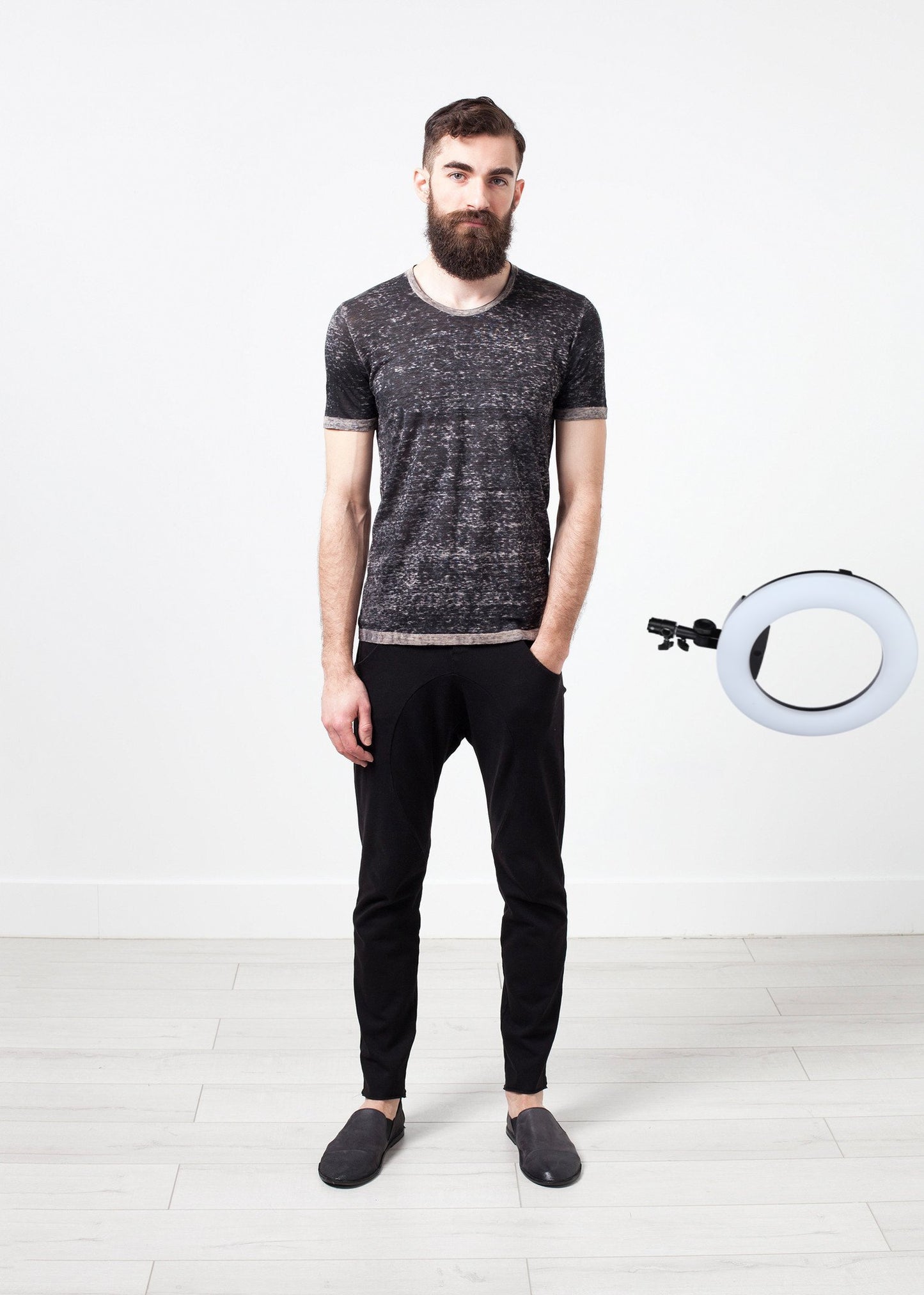 Linen T-shirt in Rope