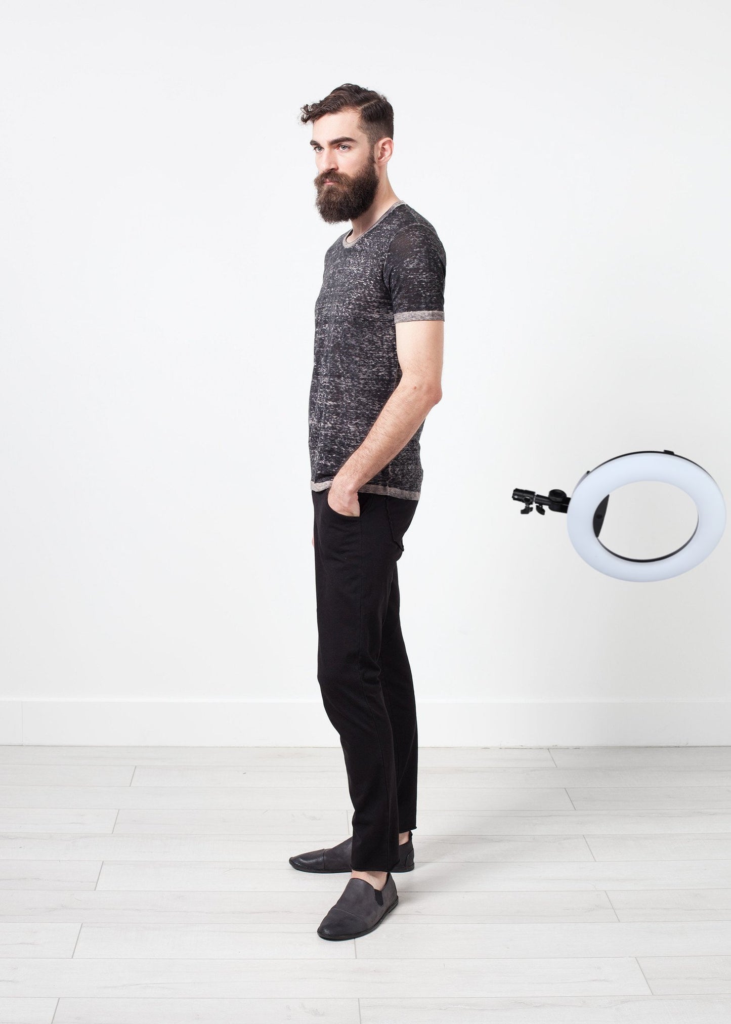 Linen T-shirt in Rope