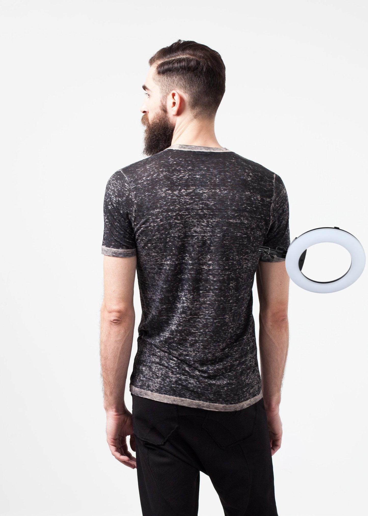 Linen T-shirt in Rope