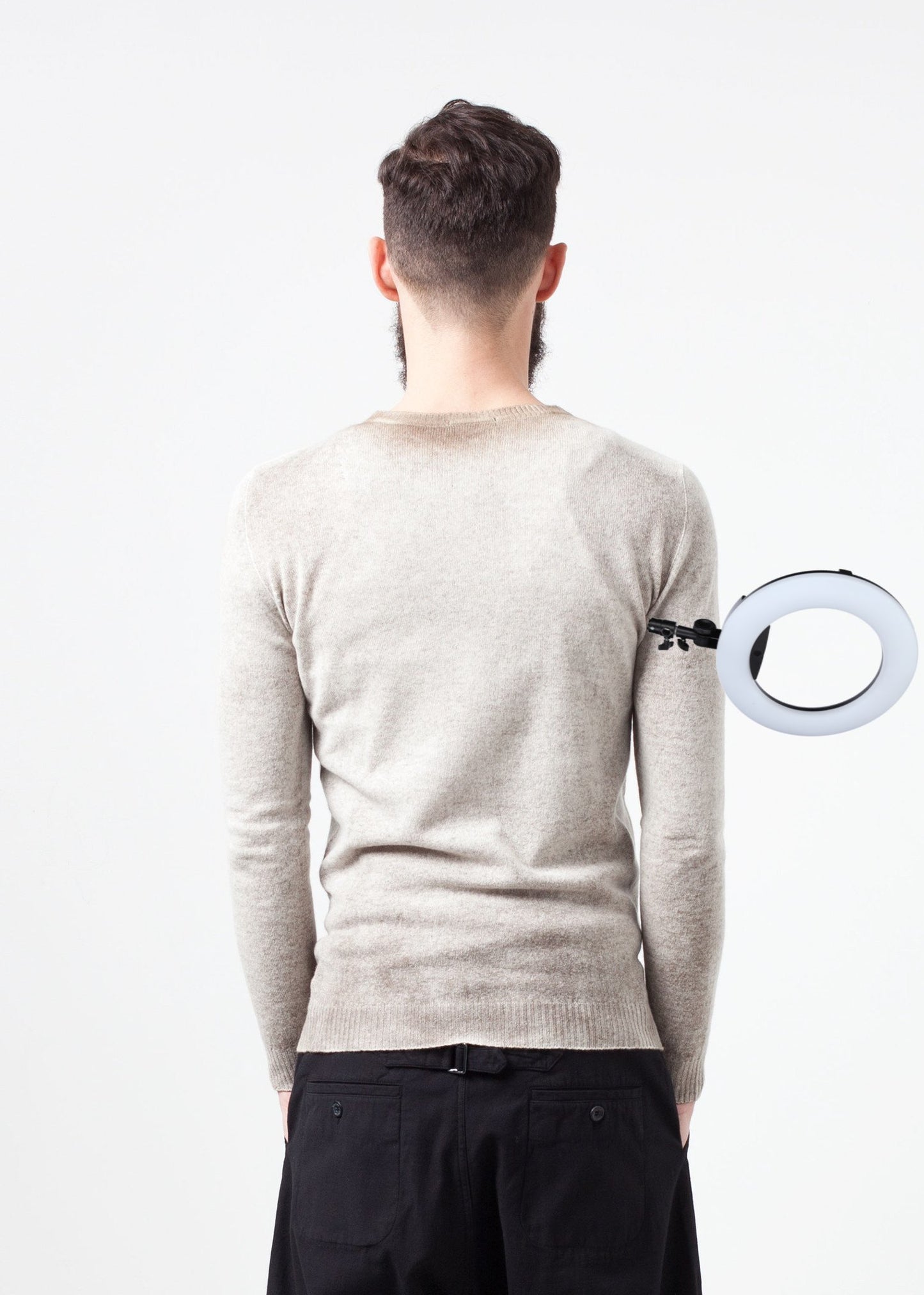 Mottled Cashmere Crewneck