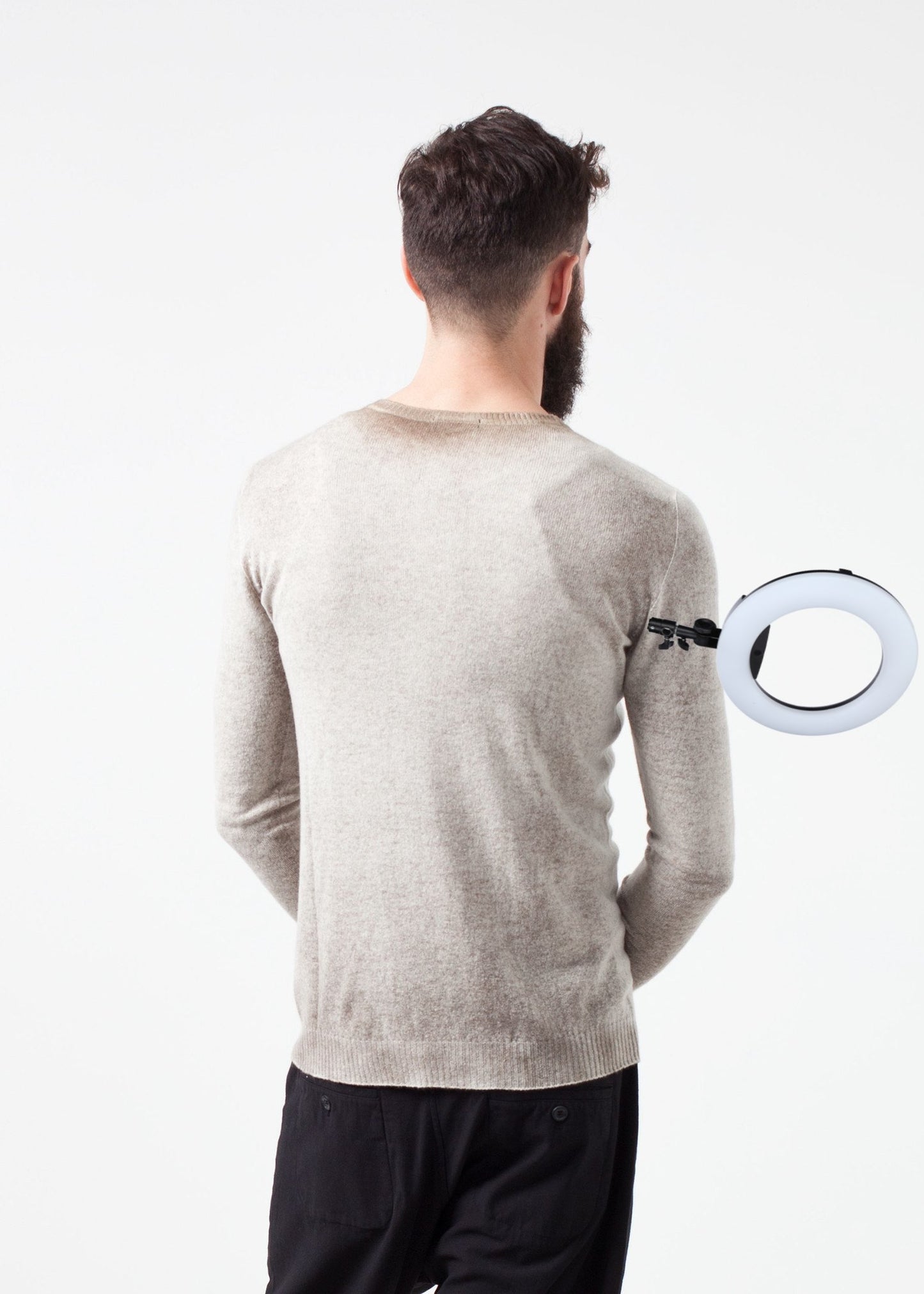 Mottled Cashmere Crewneck