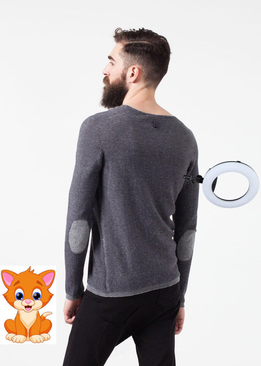 Curios Sweatshirt in Steel Grey