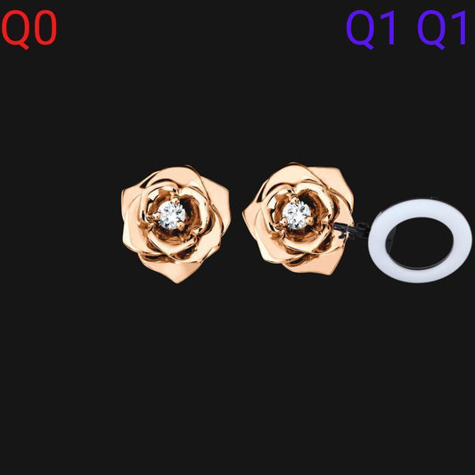 18k Solid Bloom Earrings