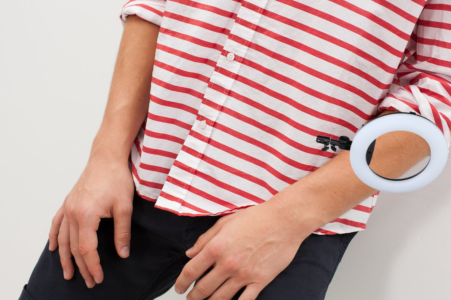 Luke Shirt in Red Stripe