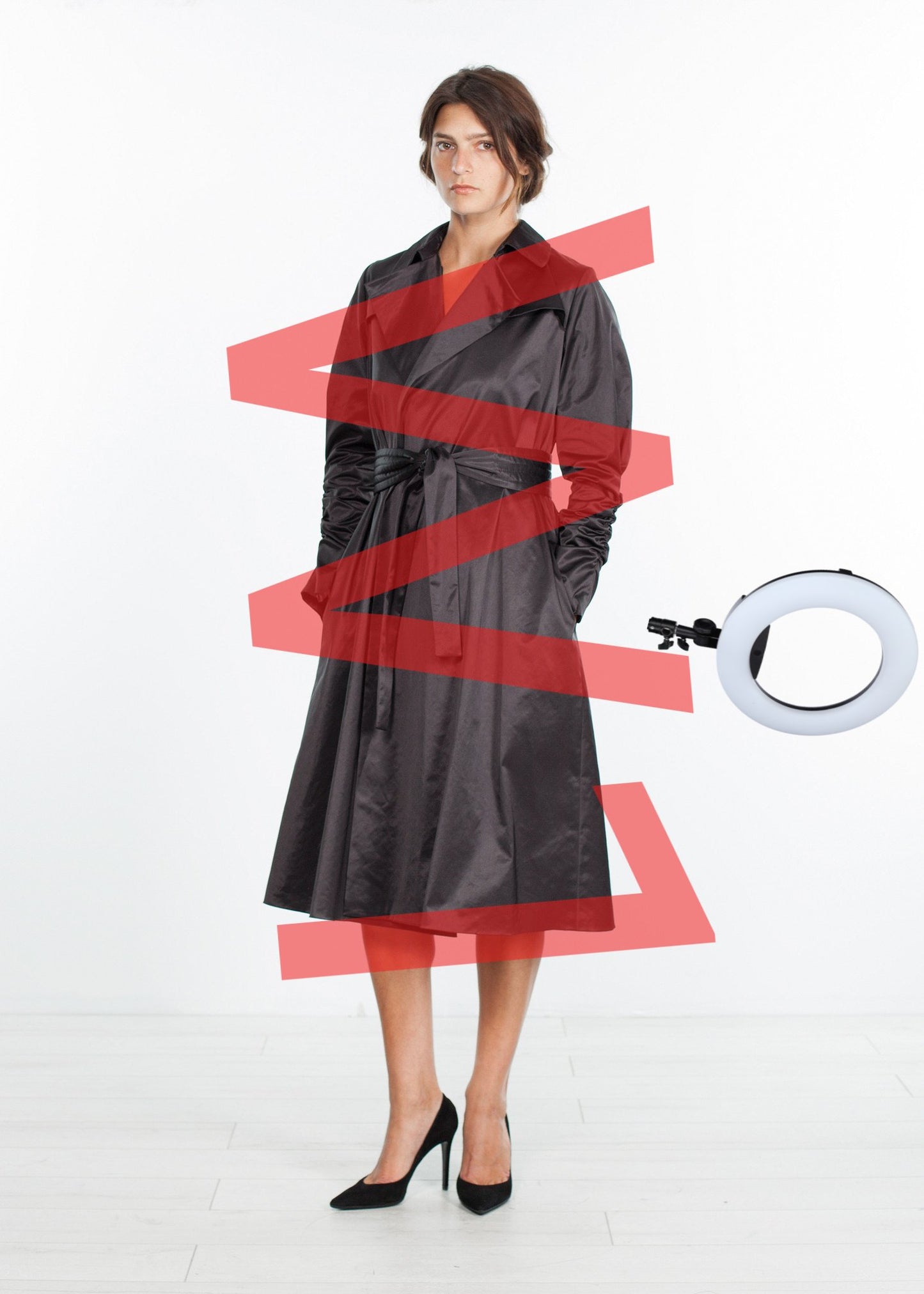 Trench Coat in Black