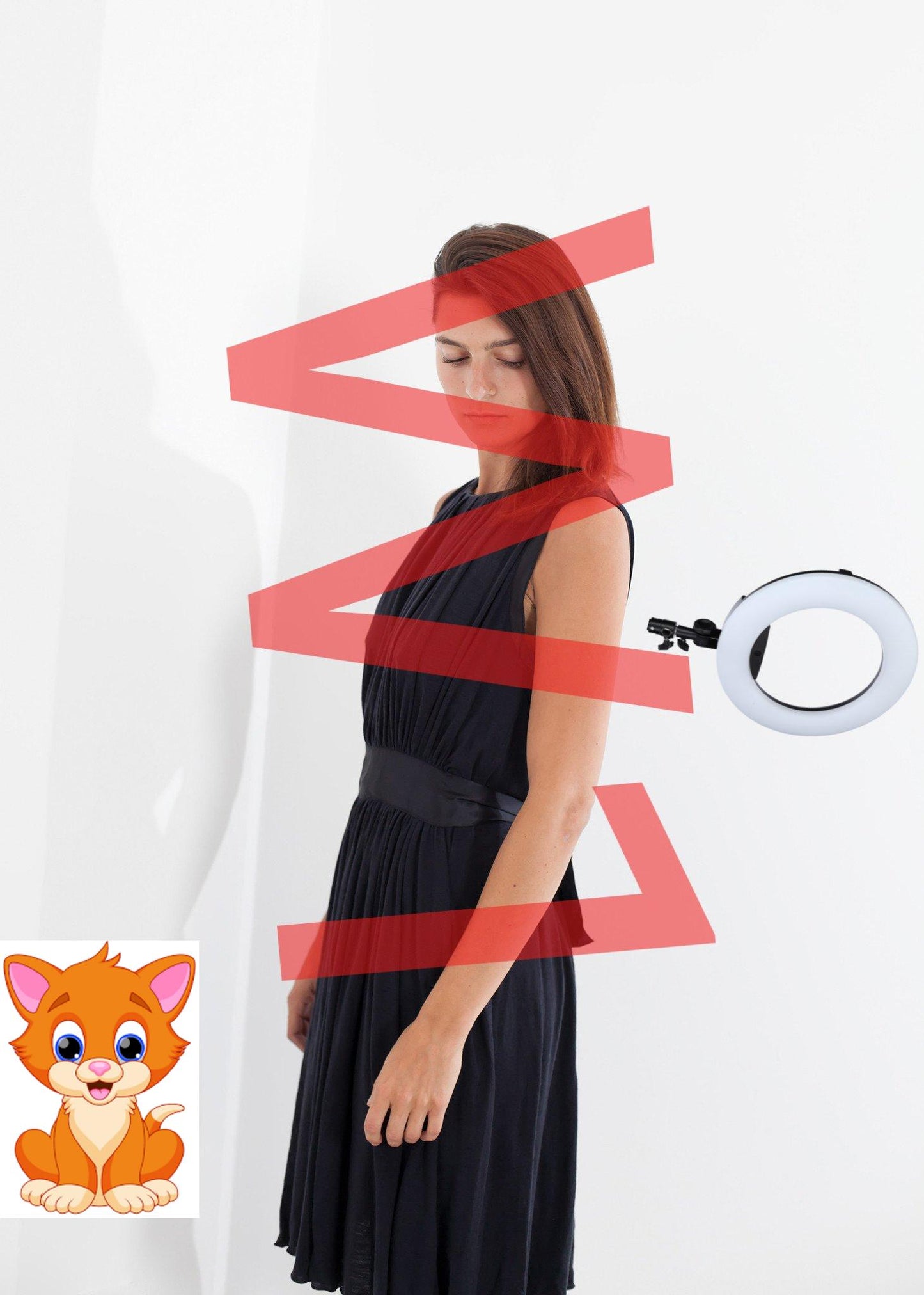 Sleeveless Pleated Dress in Navy