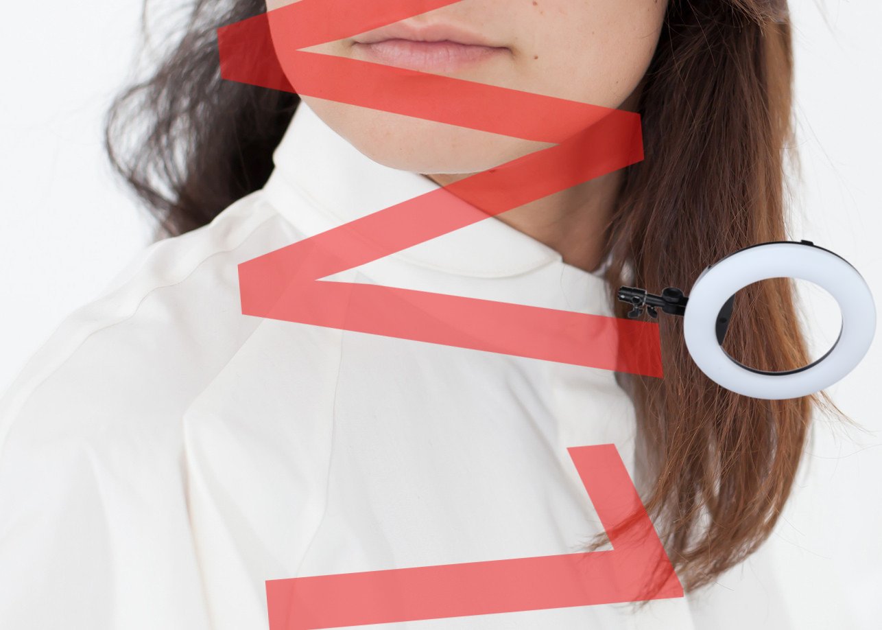 Trim Collar Poplin Blouse in Off White